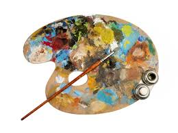 Certain colors definitely offer some benefits when it comes to perking up america's favorite room. Wooden Art Palette With Blobs Of Paint And On White Background Stock Photo Picture And Royalty Free Image Image 19562284