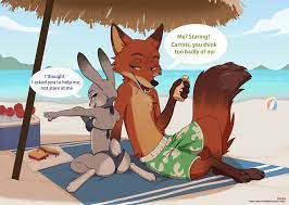 You sure you´re not looking at him too, Judy? (Riska, slightly suggestive)  : r/zootopia