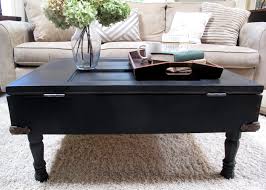Read on to see how a $10 door became this fantastically upcycled piece of furniture. Vintage Door Coffee Table Diy My Repurposed Life Rescue Re Imagine Repeat