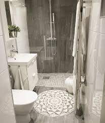 The showering area has glass coverage for making the bathroom a bit spacious. Pin By Amanda Jenkins On Bath Simple Bathroom Renovation Basement Bathroom Simple Bathroom Decor