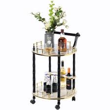 Service carts can be used during food or beverage service as a convenient tool. Dining Room Serving Cart Target