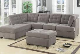 Angolo 1 Classic 3 Piece Sectional And Ottoman Set Sectional Sofa With Chaise Sectional Sofa Grey Sectional Sofa