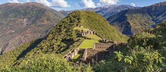 The meeting in sacred grove. Trekking In Peru Alternative Machu Picchu Ruins At Choquequira