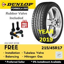 Kali ini agak mencabar nak jawab soalan ni. 215 45r17 Dunlop Formula D05 Installation New Car Tires Tyre Wheel Rim Size 17 Wpt Nippon Tayar Baru Kereta Pasang Shopee Malaysia