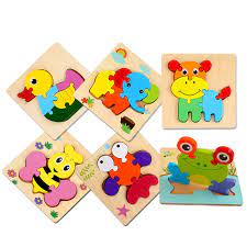 Leo & friends wooden chunky alphabet puzzle for toddlers. Sendida Wooden Jigsaw Puzzles Toddlers Toys Montessori Toys Animals Shape Puzzle 1 2 3 4 Year