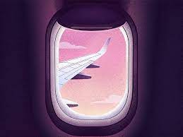 Window Or Aisle Airplane Illustration Airplane Painting Airplane Drawing