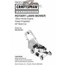Some people want to cut down on the cost. Craftsman Lawn Mower Parts Manual 944 361361