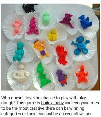 Baby Shower Game Who Can Create The Best Looking Baby Out Of Playdough Baby Girl Sprinkle Finding Nemo Baby Shower Nemo Baby Shower