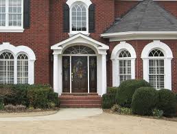 Gable Portico With Arch Designed And Built By Georgia Front Porch Portico Design Portico Architecture Details