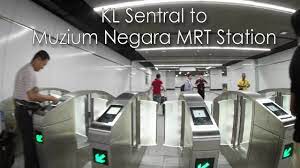 Muzium negara mrt station (gps: Kl Sentral To Muzium Negara Mrt Station Walkway Youtube