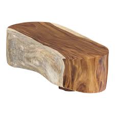 Solid wood coffee table living room furniture is the highlight of every home. Montrose Handcrafted Suar Wood Large Block Coffee Table Coffee Table Solid Wood Coffee Table Live Edge Coffee Table
