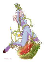 acht blush breasts closed eyes draenei female flora fauna hair  hooves horn momdadno nipples nude oral penetration plant pussy pussy juice  raised arm restrained spread legs spreading tentacle vaginal