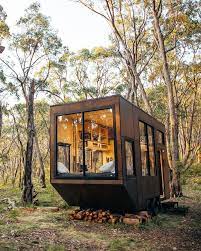 Unplug At This Off Grid Tiny Home In South Australia Cabn Cabin Vacationrental Australia Offgr Container House Plans Modern Tiny House Tiny House Interior