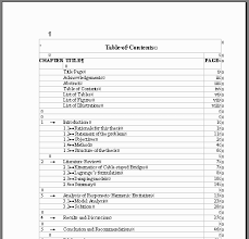 Same format or place the figure #, caption which describes the contents, then end with the citation information (if reproduced from. Thesis Table Of Contents Research Paper Thesis Title Ideas For College