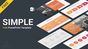 Download the best free powerpoint templates and google slides themes to create modern presentations. Simple Free Powerpoint Presentation Template Free Download Slidesalad