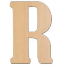 Jeff Mcwilliams Designs 23 In Oversized Unfinished Wood Letter R 300347 The Home Depot Wood Letters Unfinished Wood Letters Unfinished Wood