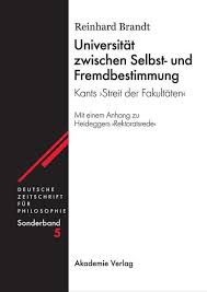 Maybe you would like to learn more about one of these? Universitat Zwischen Selbst Und Fremdbestimmung Von Reinhard Brandt Ebooks Orell Fussli