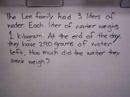 This means that for a us gallon of water at room temperature, the weight would be around 8.33 pounds. 4th Tape Diagrams Red Creek Central School District