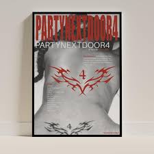Partynextdoor 4 Album High Quality,partynextdoor Poster, Music Poster, Album  Cover Poster, Wall Decor, Music Gift - Etsy