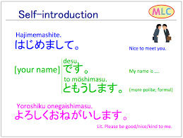 I hope you are good with that now. How To Introduce Yourself In Japanese Language Mlc Facebook