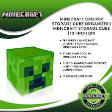 Dies dauert etwas länger als das sammeln der vorherigen zutaten. Minecraft Creeper Aufbewahrungswurfel Aufbewahrungswurfel Creeper Von Cubbies Storage Cubes Organisationswurfel 25 4 Cm Quadratischer Mulleimer Amazon De Kuche Haushalt Wohnen