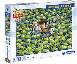 (prices may vary for ak and hi.) free returns are available for the shipping address you chose. Clementoni 39499 39499 Impossible Disney Toy Story 4 1000 Pieces Jigsaw Puzzle For Adults Multi Colour Toys Games Amazon Com