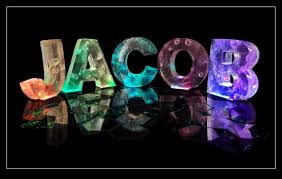 The Name Jacob In 3d Coloured Lights Jacobs Color Cool Words