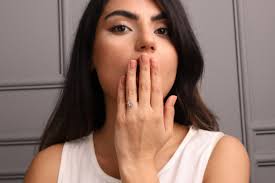 Handmade 14k Gold Emerald Cut Solitaire Ring: Anniversary Promise Ring