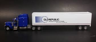 Our dedicated teams of experts average more than 20 years of insurance and reinsurance experience, and we are focused solely on alternative risks for public entities and nonprofits, and specialty programs with program administrators. Liberty Classics Old Republic Insurance Company Of Canada Peterbilt Semi Tractor Trailer Blue White Die Cast Steel Coin Bank Peterbilt Insurance Company Tractor Trailers