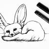 Today, i am pleased to show you how to draw a fennec fox, and i hope you guys enjoy my drawing video.cartoon drawing is a fun, easy and relax. 1