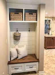 15 Small Mudroom Bench Design Ideas To Enhance Your Home Diy Mudroom Bench Plans Mudroom Design Mudroom Bench Plans