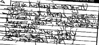 If you write something, scan it. Solution To Illegible Handwriting Puzzle Jerry Fahrni