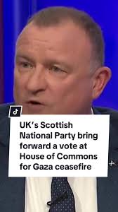 SNP's Drew Hendry Calls for Ceasefire in Gaza at House of Commons