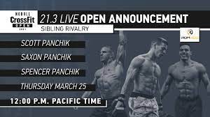 Time Change For Open Workout 21 3 Announcement Crossfit Games