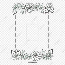 Gratis untuk komersial tidak perlu kredit bebas hak cipta. Frame Gambar Bunga Hitam Putih