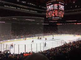 Wells Fargo Center Section 122 Home Of Philadelphia Flyers