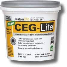 I find new benefits every time i use this product. Ceg Lite Commercial Epoxy Grout Part A Stonetooling Com