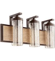 Quorum 503 3 86 Julian 3 Light 22 Inch Oiled Bronze Vanity Wall Light