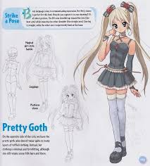 Chris Hart Pretty Goth Girl By Christopher Hart Deviantart Com Manga Drawing C Anime Manga Tutorial