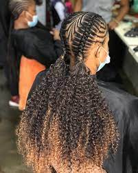 The taper may be low and applied to the very bottom of the hairline, medium as shown above, or high with aggressive scalp exposure. Stylish Two Lines Mmras Natural Hair Salon Facebook