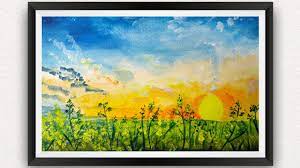 Before diving into this post, make sure you grab my free smile of the sunrise canvas print by marie green. Acrylic Painting Tutorial How To Paint Sunrise Clouds Scenery For Beginners Step By Step Easy Youtube