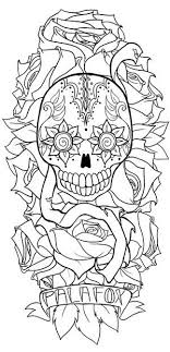 Black And White Sugar Skull Tattoo Sleeve Labels Happy Sugar Skull Tattoo Sleeve Tattoo Tattoo Designs Tattoos For Unique Half Sleeve Tattoos Tattoo Sleeve Designs Half Sleeve Tattoos Designs