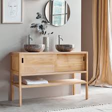 We did not find results for: Meuble Double Vasques En Teck 120 Cm Meuble Salle De Bain Tikamoon