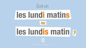 Quand on arrive en ville. L Accord Des Jours De La Semaine Parlez Vous French