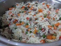 Nigerian Fried Rice With Chicken Gizzard Rice Recipes In Nigeria African Cooking Recipes Nigerian Recipes