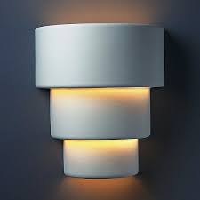 Justice Design Group Large White Terrace Wall Sconce At Lumens Com Wall Sconces Sconces Justice Design