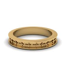 If you want a stylish ring that is. Cross Design Womens Band Ring In 14k Yellow Gold Fascinating Diamonds