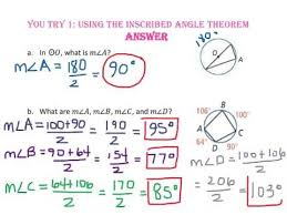 15.2 angles in inscribed quadrilaterals. 12 3 Inscribed Angles Youtube