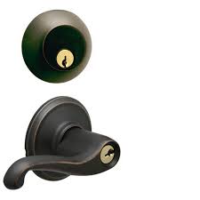 Get it as soon as tue, jul 20. Schlage Flair Aged Bronze Keyed Entry Door Handleset Lowes Com Entry Doors Clinic Exterior Design Exterior Wall Design