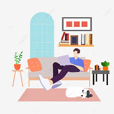 Well you're in luck, because here they come. Cartoon Illustration Of A Male Student In A Wind Room Man Sitting On The Couch Working Man Indoor Room Clipart Furniture Home Png And Vector With Transparent Background For Free Download